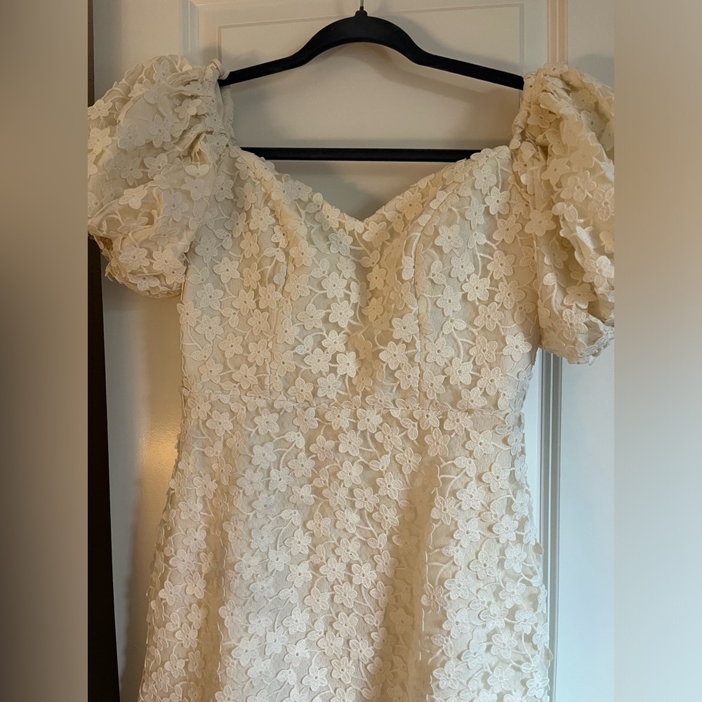 NWT &Other Stories white lace dress - Picture 2 of 9